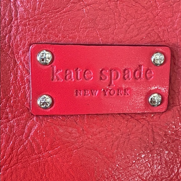 Kate Spade  Satchel   Shoulder bag beautiful pebbled, leather in red orange - Picture 12 of 17